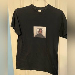 Travis Scott Custom T-Shirt Mugshot